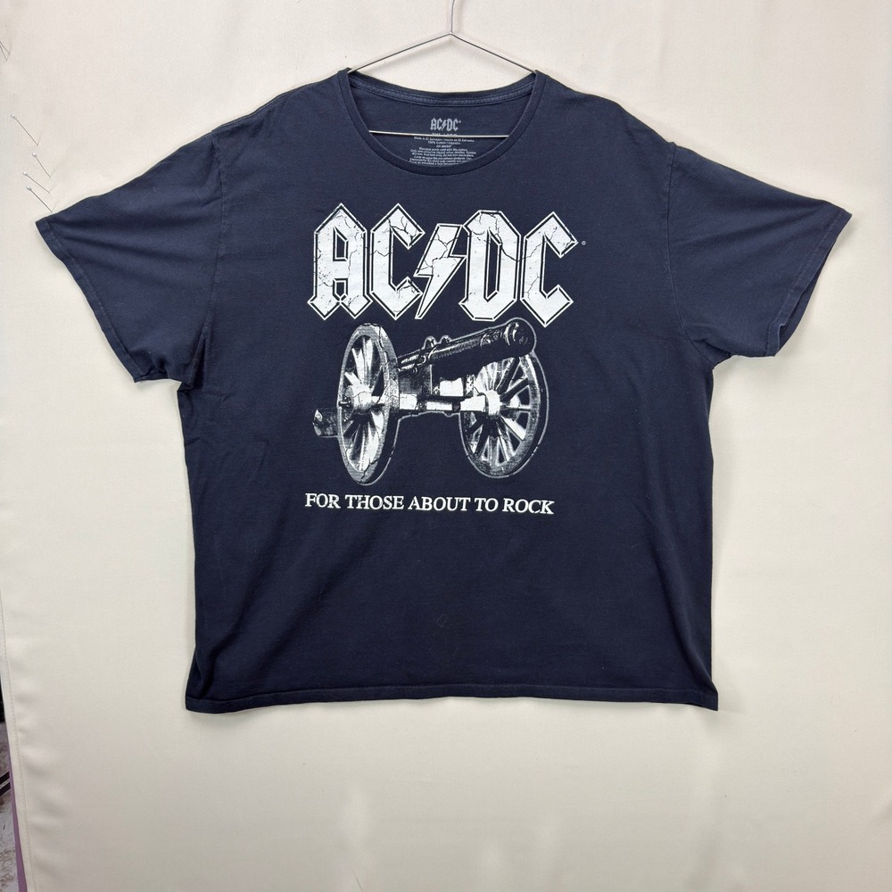 AC/DC Mens 3XL For Those About To Rock T-Shirt